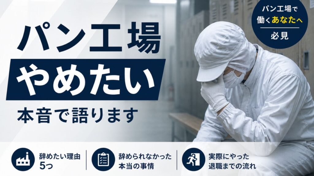 パン工場やめたい
